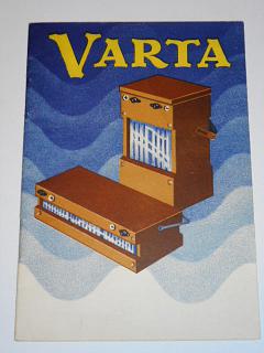 Varta - akumulátory Varta jako žhavicí a anodové baterie pro radiové přístroje - návod k užití