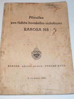 Karosa HB - příručka pro řidiče horského autobusu - 1955 - Tatra