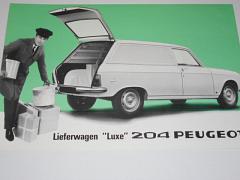 Peugeot 204 Lieferwagen - 1967 - prospekt