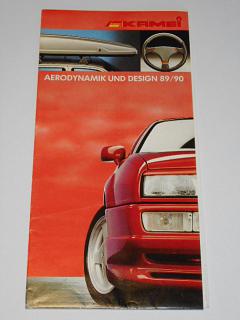 Kamei - Aerodynamik und Design 1989/1990 - prospekt - Audi, BMW, Ford, Mercedes - Benz, Opel, Volkswagen, Seat