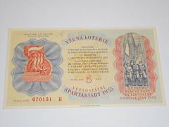 Věcná loterie I. celostátní spartakiády 1955 - los