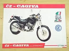 ČZ 125/488-4, 180/487-4,180/487-6, Roadster 125/521 - prospekt - ČZ - Cagiva