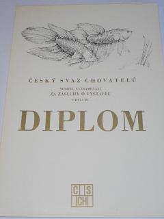 ČSCH - Český svaz chovatelů - diplom
