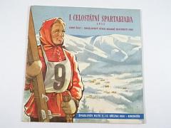 I. celostátní Spartakiada 1955 - zimní část - Sokolovský závod branné zdatnosti 1955 - Špindlerův Mlýn 11. - 13. března 1955 - Krkonoše