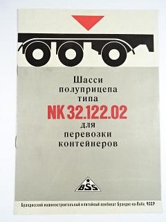 BSS - NK 32.122.02 - kontejnerový návěs - prospekt - Motokov - Tatra