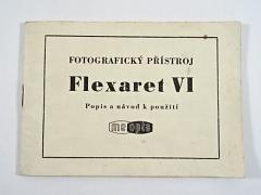Meopta - fotografický přístroj Flexaret VI - popis a návod k použití - 1966