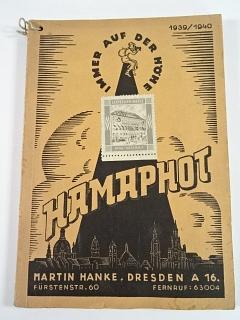 Hamaphot - Martin Hanke, Dresden - 1939 - fotoaparáty, kamery, příslušenství