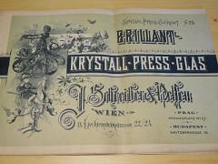 Brillant - Krystall - Pressglas - J. Schreiber a Neffen - 1893 - katalog