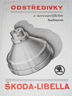 Odstředivky Škoda - Libella - 1934 - prospekt