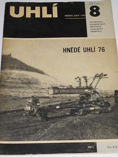 Uhlí - 8/1976 - technicko-ekonomický měsíčník uhelného průmyslu