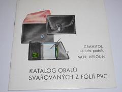 Granitol n. p. Mor. Beroun - katalog obalů svařovaných z fólií PVC - 1970