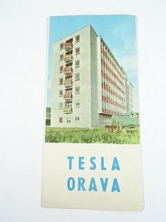 Tesla Orava - televízny prijímač Oliver 4118 U, Dajana 4219 U, Karolína 4123 U - UHF - prospekt - 1966