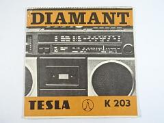 Tesla K 203 Diamant - návod k obsluze radiomagnetofonu