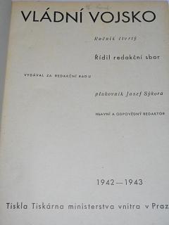 Vládní vojsko - 1942, 1943 - časopisy