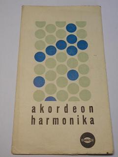 Akordeon - harmonika - návod k obsluze - 1972 - Československé hudební nástroje