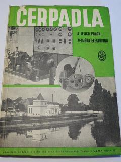 Čerpadla a jejich pohon zejména elektřinou - 1942