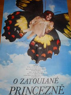 O zatoulané princezně - filmový plakát - 1988