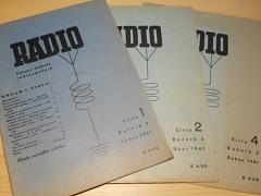 Radio - časopis jednoty radioamatérů - 1, 2, 4/1941