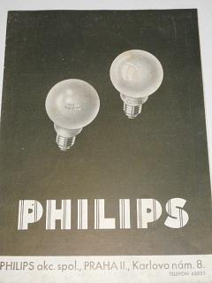 Philips - žárovky - prospekt - 1933