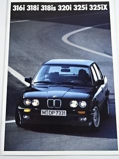 BMW 316i, 318i, 318is, 320i, 325i, 325ix - prospekt - 1989