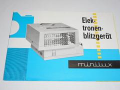 Minilux - Elektronenblitzgerät - prospekt - 1968