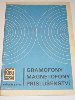 Gramofony, magnetofony, příslušenství - katalog prodejny Elektro podniku Domácí potřeby
