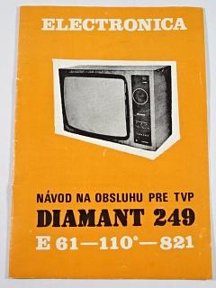 Electronica - návod na obsluhu pre TVP Diamant 249