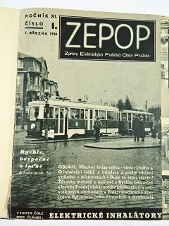 ZEPOP - Zprávy elektrických podniků obce Pražské - 1936