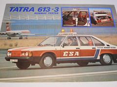 Tatra 613-3 Runway tester - prospekt