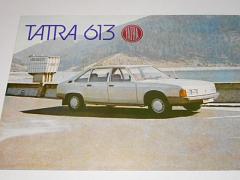Tatra 613-2 model 84 - prospekt