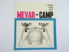 Meva - návod k obsluze dvouhořákového vařiče propan butan Mevar Camp typ 2160 - 1968