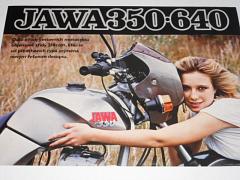 JAWA 350 typ 640 - prospekt