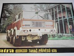 Tatra 813 - tahač přívěsů 6 x 6 - prospekt