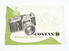 Zeiss Ikon - Contax D - Bedienungs - Anleitung