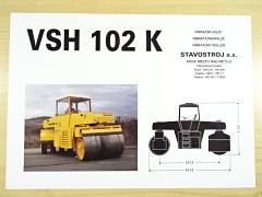 VSH 102 K - vibrační válec - prospekt - Stavostroj a. s. Nové Město nad Metují