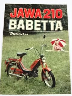 JAWA 210 Babetta - samolepka - Mototechna