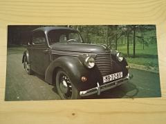 Škoda Popular 1100 z roku 1940 - pohlednice