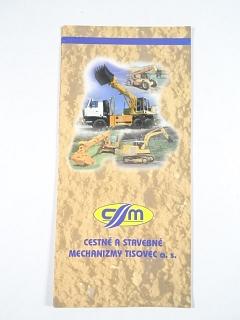 CSM - Cestné a stavebné mechanizmy Tisovec - prospekt - UDS 114 a - Tatra 815, UDS 214, UDS 214.11, DH 214, UDS 232, Teleman, UDS 211, DH 311, UOS 155 - T55A