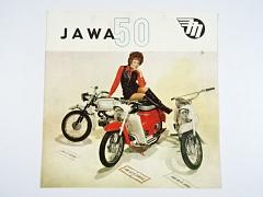 JAWA 50/20 standard, 50/21 sport, 50/23 Mustang - prospekt - Mototechna