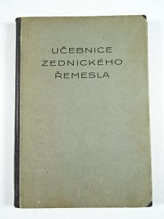 Učebnice zednického řemesla - 1932