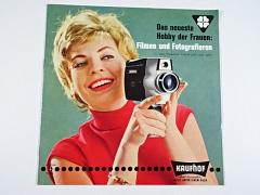 Kaufhof - Das neueste Hobby der Frauen: Filmen und Fotografieren - prospekt -1966