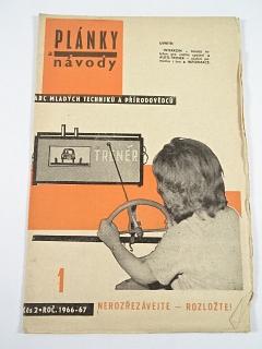 ABC mladých techniků a přírodovědců - plánky a návody 1 - Interkom - Auto-trenér - 1966 - 1967