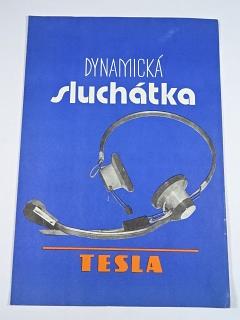 Tesla - dynamická sluchátka - prospekt