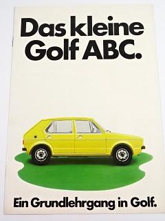 Volkswagen - Das kleine Golf ABC - prospekt - 1974