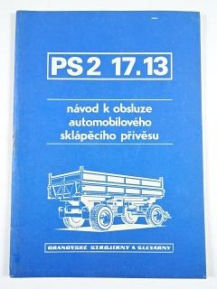 BSS - PS 2 17.13 - návod k obsluze automobilového sklápěcího přívěsu - 1988