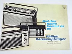 Philips Reiseempfänger - prospekt - 1968