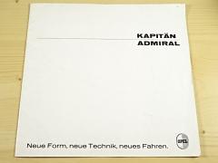 Opel - Kapitän, Admiral - prospekt