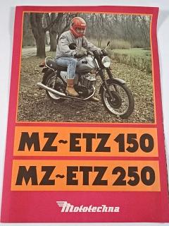 MZ ETZ 150, MZ ETZ 250 - Mototechna - 1990 - prospekt