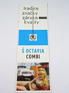 Škoda - tradice značky záruka kvality - Škoda Octavia Combi, 100, 100 L, 110 L, 1203 - prospekt - 1969