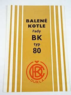 Balené kotle řady BK typ 80 - ČKD Dukla - prospekt - Škodaexport